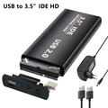 Per 3.5 pollici IDE HD 2.5 pollici HDD USB2.0 Disco rigido 2.5 "3.5" Custodia scatola esterna per computer desktop PC portatile telefono