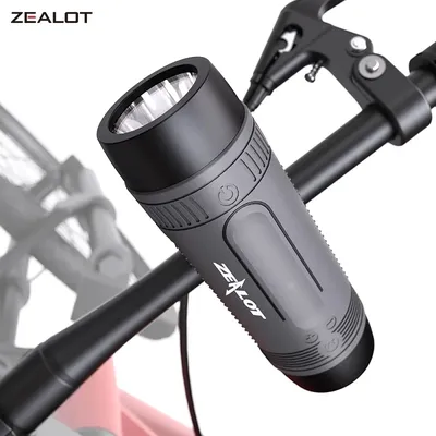 ZEALOT-S1 Portable Bluetooth Speaker Wireless Bicycle Speaker Outdoor Waterproof Boombox Support TF