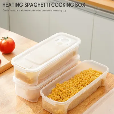 Heating Microwave Pasta Cooker Cooking Box Non Sticking Noodle Cooking Box For Kitchens Dorms