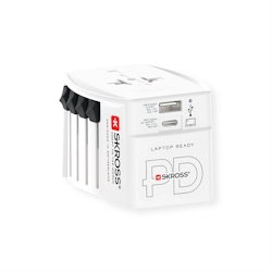 Skross MUV USB A/C 65PD Reiseadapter mit USB-C Kabel, Weltweit Image