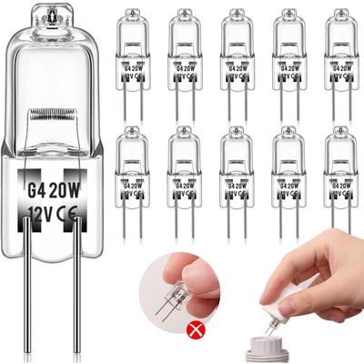 Halogenlampe G4 (10 Stück) 12V 20W 2800K Halogenlampen Warmweißes Licht Dimmbar Zum Ersetzen von Image