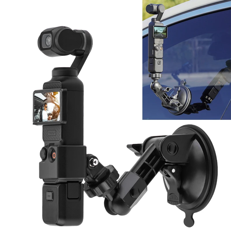 Action Kamera Auto Halterung Adapter Saugnapf Gimbal Kamera Auto Halter Für OSMO Pocket 3, Action Kamera Zubehör Image
