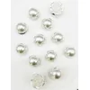 12 Stück Schuh Charms Zubehör DIY Clog Schnallen elegante Imitation Perlen Blumen dekoration fit