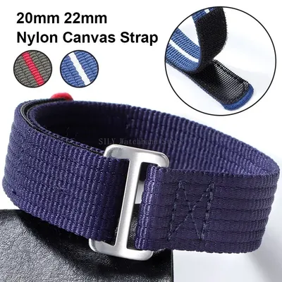 20mm 22mm Nylon Canvas Uhrenarmband für Tudor Männer Frauen Militär Uhrenarmband Universal Stoff Image