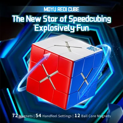 [ECube] MoYu REDI Cube V2 Seltsame Form Ball-Core Redi Cube Puzzle Stickerless Speed Cube Image