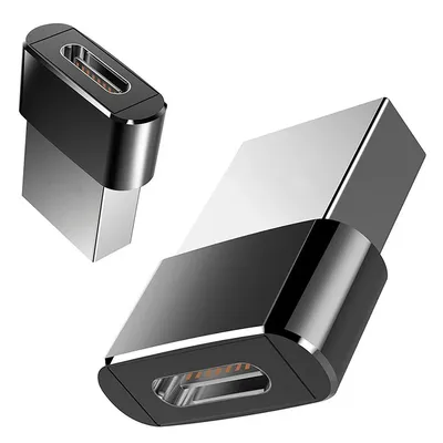 USB zu Typ C OTG Adapter USB USB-C Stecker auf Micro USB Typ-c Buchse Konverter für Laptops MacBook Samsung S20 USBC OTG Stecker Image