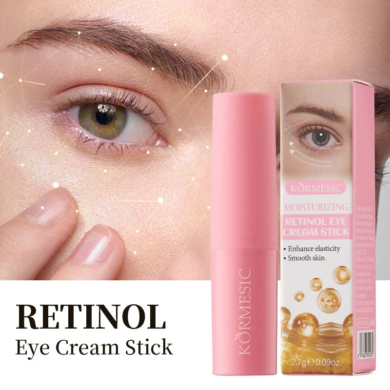 Retinol Augencreme Stick Augenbeutelentfernung Anti Schwellungen Alterung Augenringe Verblassen Feine Linie Feuchtigkeitsspendend Aufhellen Koreanische Hautpflege Image