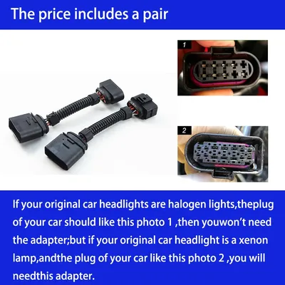 Headlights Connector Pins Upgrade Golf 7.5 Front Lights Accessories For Golf 7 Golf 6 Golf6 Golf7