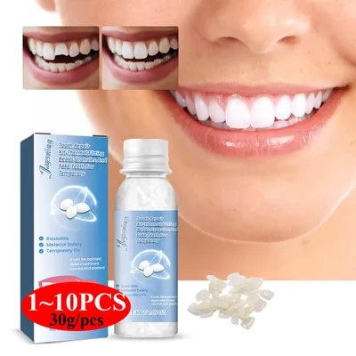 30g Temporary Tooth Repair Moldable Teeth And Gaps False Tooth Solid Gel Adhesive Fake Teeth Beauty