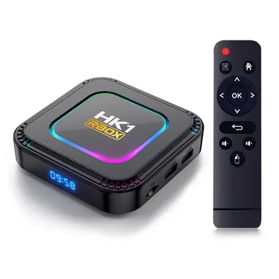 ZIZI Smart TV Box Android 13 4+64G RK3528 8K HDR 10 RGB Light With Wifi6 BT 5.0 Voice Media Player