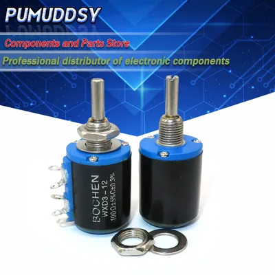 1PCS WXD3-12-1W 100 220 470 1K 2K2 3K3 4K7 10K 22K 33K 47K Ohm 100R 220R 470R 2.2K 3.3K 4.7K WXD3-12