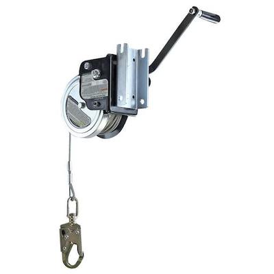 FALLTECH 7298S Personnel Winch,Silver,8 1/2 in H,Manual