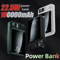 100000 Adattatore PowerBank per batteria esterna portatile a ricarica rapida con batteria magnetica wireless da 22,5 W mAh per iPhone Huawei Samsung