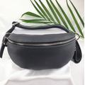 Borsa a tracolla in pelle italiana blu navy scuro / marsupio / borsa a tracolla in pelle da donna / marsupio / marsupio