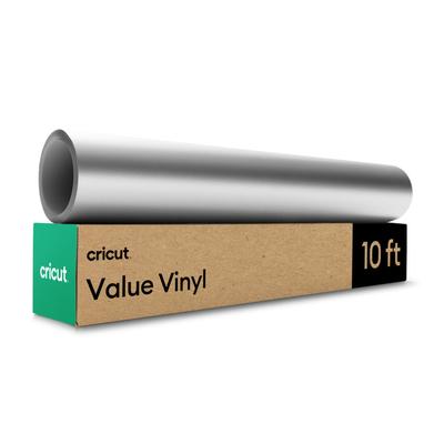 Cricut Value Vinyl (12 in x 10 ft) | Silver