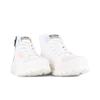 Schnürboots PALLADIUM "PALLASHOCK BACKZIP 2", Gr. 39, weiß (star weiß), Textil, Leder, sportlich, Schuhe