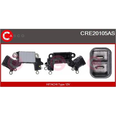 CASCO Generatorregler Universal 12V für GENERAL MOTORS ISUZU OPEL 1204240 8971226430 97122643 CRE20105AS Image