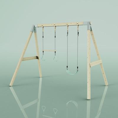 Polarplay - OutdoorToys Schaukel Tukan aus Holz in Grün Image