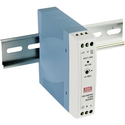 MDR-20-12 Hutschienen-Netzteil (DIN-Rail) 12 v/dc 1.67 a 20 w Anzahl Ausgänge:1 x Inhalt - Mean Well