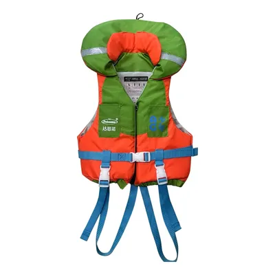 Daiseanuo Child Life Jacket Kid Swim Trainer Life Vest PFD with Head Supportive Swimsuit Buoyancy Collar Adjustable Safety Strap