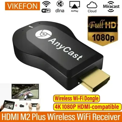4K 1080P HDMI-Compatible TV Stick M2 Plus Wireless WiFi Display TV Dongle Receiver for DLNA Airplay Miracast for AnyCast for IOS