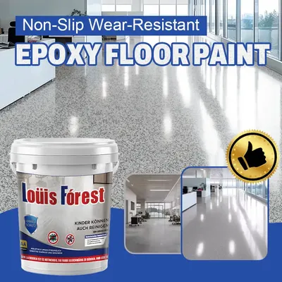 High-Gloss Marble Effect Epoxy Floor Coating 500G Indoor Outdoor Pure Natura Anti Slip Floor Paint （Theoretical dosage:1kg/5-6㎡）