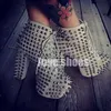 Lady Spike Schnürstiefeletten mit klobigem Absatz, schwarzes Wildleder, nackte Punk-Stil-Schuhe, Größe 34–46, Schnür-Gladiatorstiefel, Größe 34–46