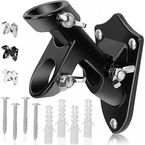 Supporto per palo della bandiera Supporto per palo della bandiera da esterno Staffa portabandiera in metallo ad alta resistenza Supporti di montaggio in lega di alluminio Supporto per bandiera da