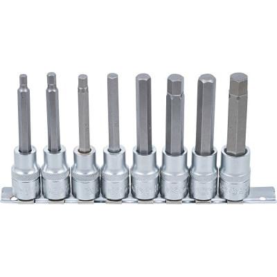 Bgs Bit-Einsatz-Satz - Vierkant 1/2 - Innensechskant 5 - 13 mm [Hersteller-Nr. 5176] Image