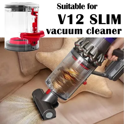 Bester Staubbehälter für Dyson V12 Slim Staubsaugerkanister, Ersatz-Staubsammler, Staubeimer für Image