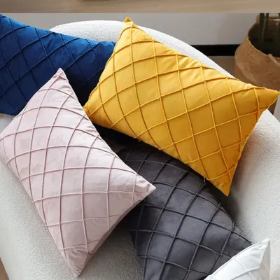 Samt Kissenbezug Weiche Kissenbezug Luxus Ins Nordic Kissenbezug 30x50cm 45x45cm 50x50cm für Funda Cojin Ramadan Dekoration Image