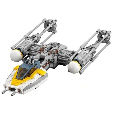 Interstellar Series Y-Wing Fighter Bausteine Set Fighter Modelle Ziegel Spielzeug Junge Kinder Image