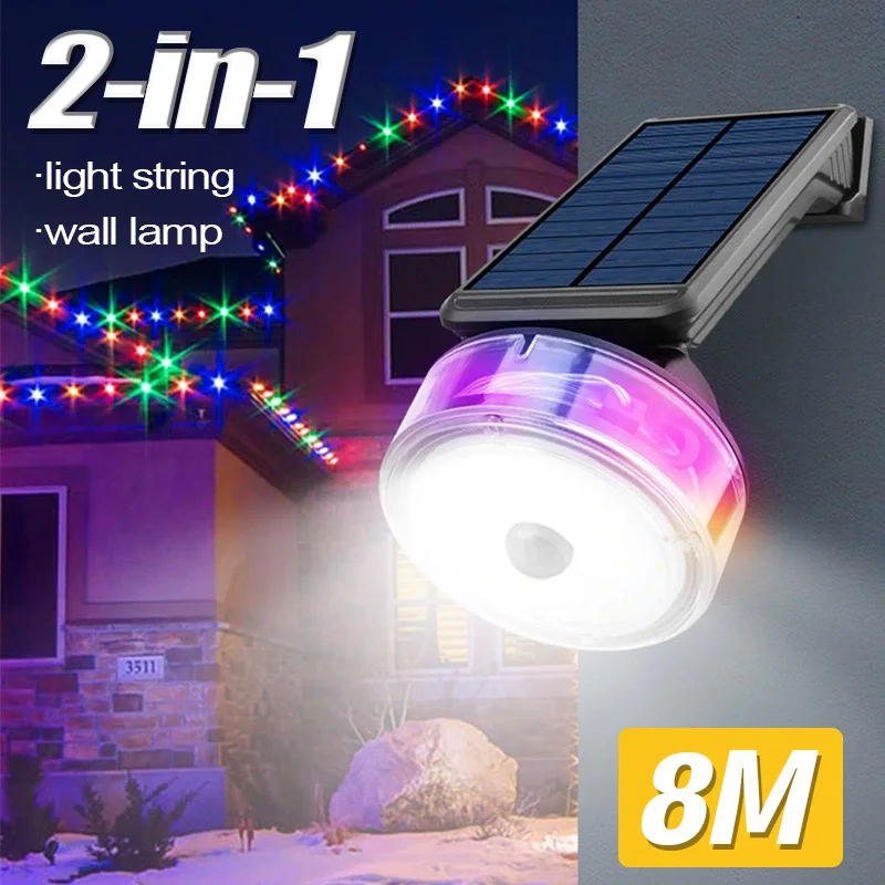 8/12M USB LED Lichterketten Kupfer Silber Draht Girlande Licht Wasserdichte Lichterkette Für Weihnachten Hochzeit Party dekoration