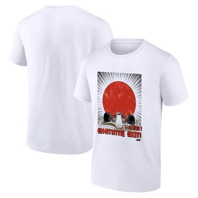 Formel 1 Shining Son Grafik-T-Shirt – Weiß – Unisex Image