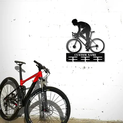 1pc Romantische Fahrrad Wand Metall Kunst Dekoration Wohnzimmer Wand Dekoration TV Hintergrund Wand Hängen Wand Veranda Image