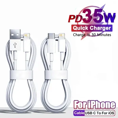 PD 35W Schnellladung für iPhone Ladegerät USB für iPhone Kabel 14 13 12 11 Pro Max Mini 8 Plus X XR Image