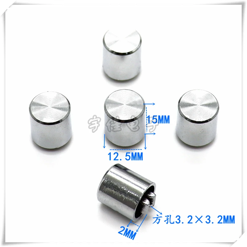 10PCS 12,5 × 15MM Silber Sonne Muster Taste Kappe Licht Touch Schalter Kappe Power-Taste Kappe Quadratisches Loch 3,2 MM Kappe Image