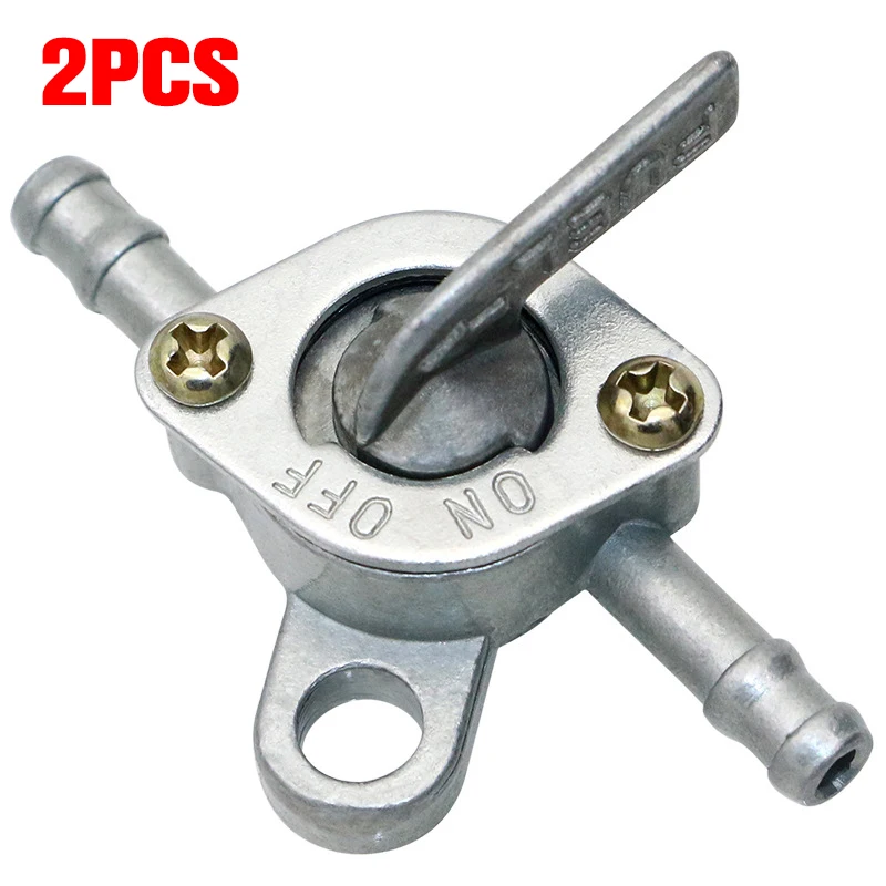 2 Stück 6mm Motorrad Roller Benzin Wasserhahn Gas Benzin ventil Kraftstoff tanksc halter Motor Mini Auto Schlüssel ring ein aus Zubehör Image