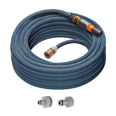 GARDENA Textilschlauch Gartenschlauch Liano Xtreme 20m SET (Komplett-Set mit Spritze) Image
