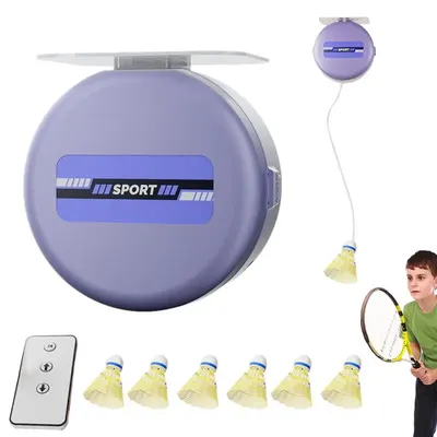Portable Badminton Trainer Badminton Practice Self-study Training Rebound Badminton Tool