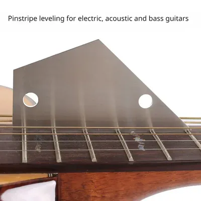 1 Piece Fret Leveling Tool Guitar Bass Neck Fingerboard Measuring Ruler Stainless Steel Fret Rocker