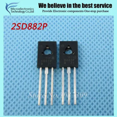10pcs 2SD882P D882P D882 TO-126 amplifier for 3A 40V PNP new original