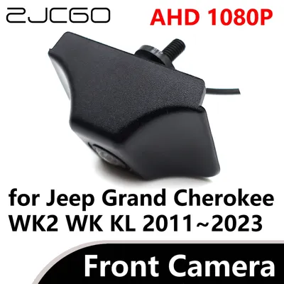 ZJCGO AHD 1080P CVBS 480P 170° Car Parking LOGO Front View Camera waterproof for Jeep Grand Cherokee