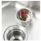 Tappo per filtro per lavello da cucina, filtro di scarico di ricambio in acciaio inossidabile, raccoglitore per capelli, trappola per fori di scarico, accessori per il bagno