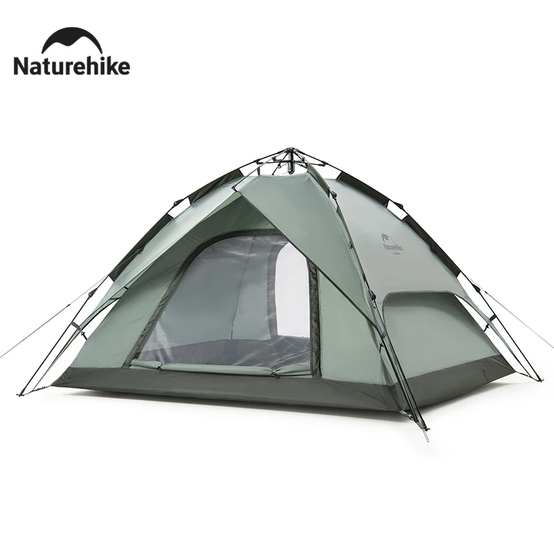 Naturehike tenda da campeggio automatica One Touch tende da tetto impermeabili doppia porta tenda per 3 persone tenda da spiaggia per pesci all'aperto