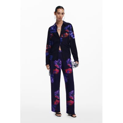 Fluid floral pants