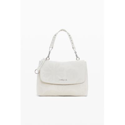 Medium faux leather convertible bag