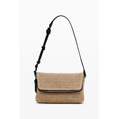 Raffia crossbody bag