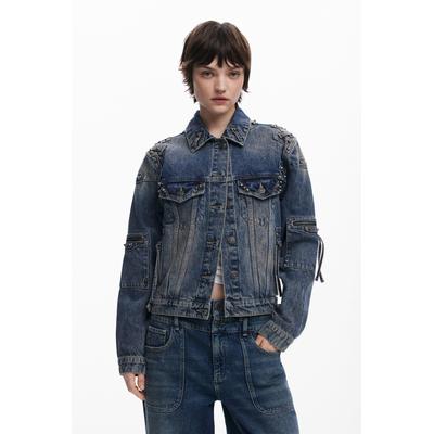 Studded denim jacket