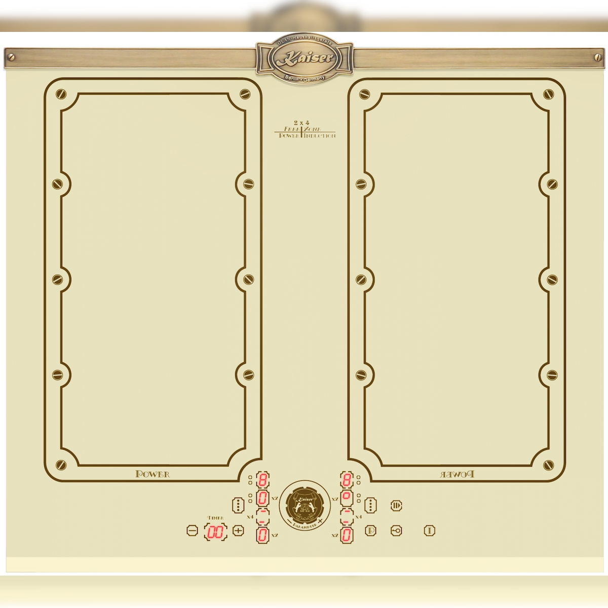 Kaiser KCT 6192 FI ElfEm Induktionskochfeld 60 cm FREE ZONE mit 2 FLEX Induktions-Zonen Image